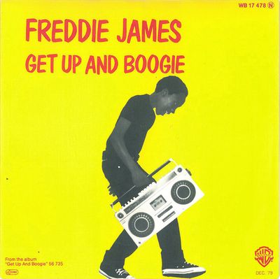 Freddie James - Get Up And Boogie Vinyl Singles Vinyl Zeer Goed / Hoesje Goed "VINYLSINGLES.NL"