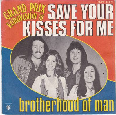 Brotherhood Of Man - Save Your Kisses For Me Vinyl Singles Vinyl Zeer Goed / Hoesje Goed "VINYLSINGLES.NL"