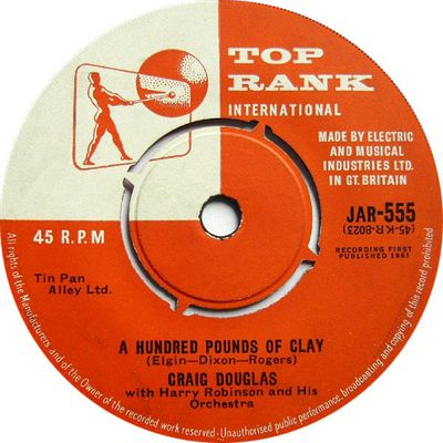 Craig Douglas - A Hundred Pounds Of Clay Vinyl Singles Vinyl (VG) <br> Hoes Generic