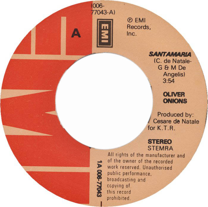 Oliver Onions - Santa Maria