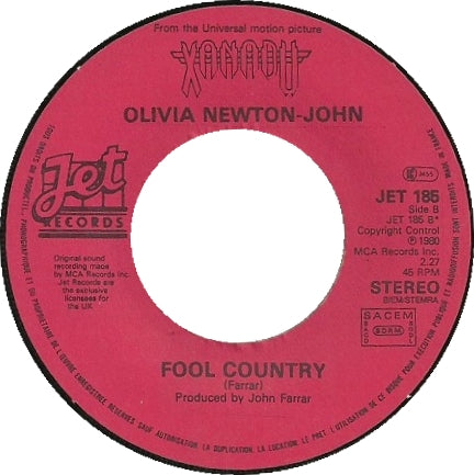 Olivia Newton-John - Xanadu Vinyl Zeer Goed / Hoesje Generic "VINYLSINGLES.NL"