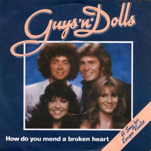 Guys 'N' Dolls - How Do You Mend A Broken Heart 30258 Vinyl Singles Goede Staat