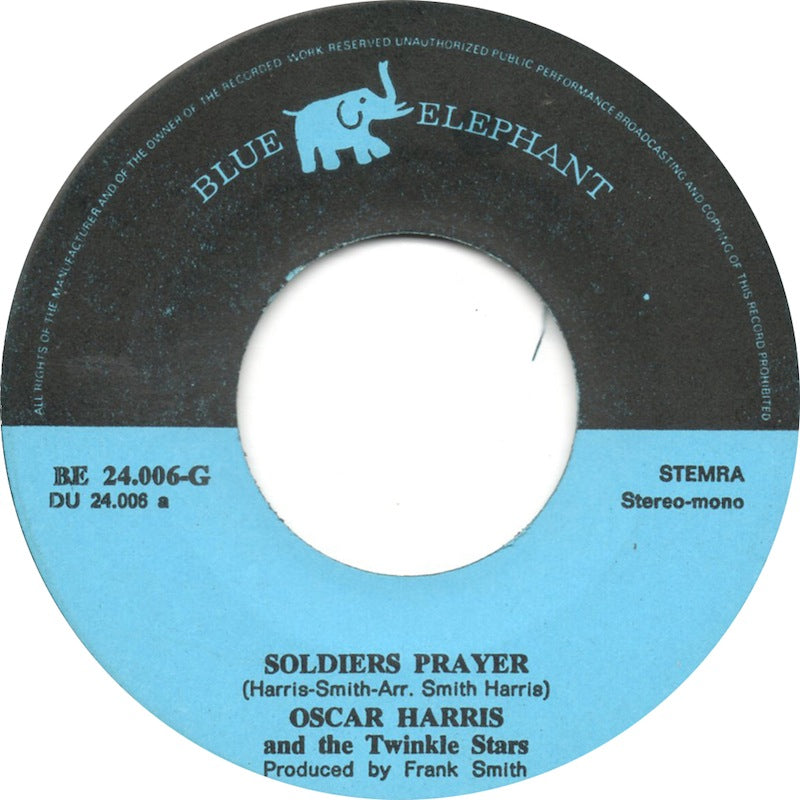 Oscar Harris & The Twinkle Stars - Soldiers Prayer 08288 26727 33407 Vinyl Singles VINYLSINGLES.NL
