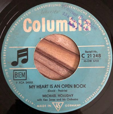 Michael Holliday - My Heart Is An Open Book