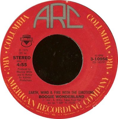Earth, Wind & Fire - Boogie Wonderland Vinyl Singles Vinyl (VG) <br> Hoes Generic