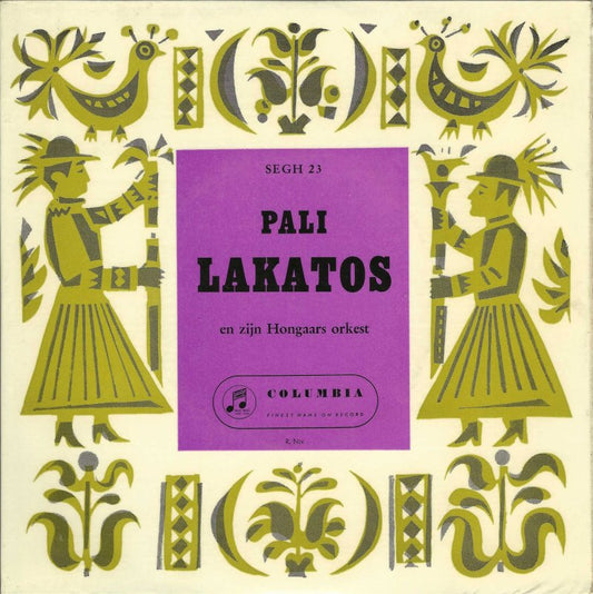 Pali Lakatos En Zijn Hongaars Orkest - Badacsonyi Nyárfás