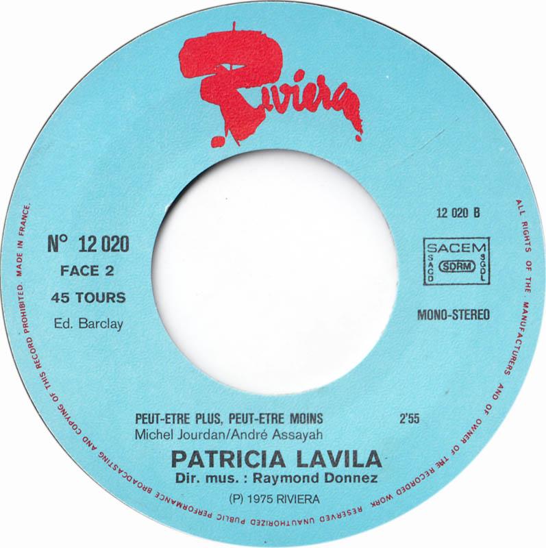Patricia Lavila - Je N'ai Jamais Vu Jacques Brel Chanter