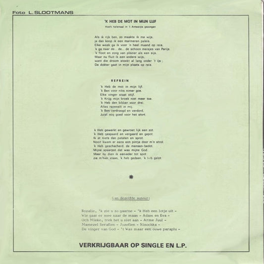 Paul Boey - 'k Heb De Mot In Me Lijf