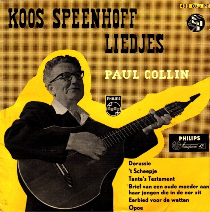 Paul Collin - Koos Speenhoff Liedjes 34382 Vinyl Singles Goede Staat