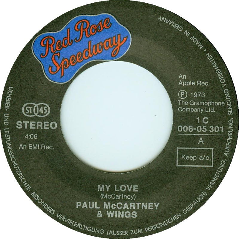 Paul McCartney And Wings - My Love
