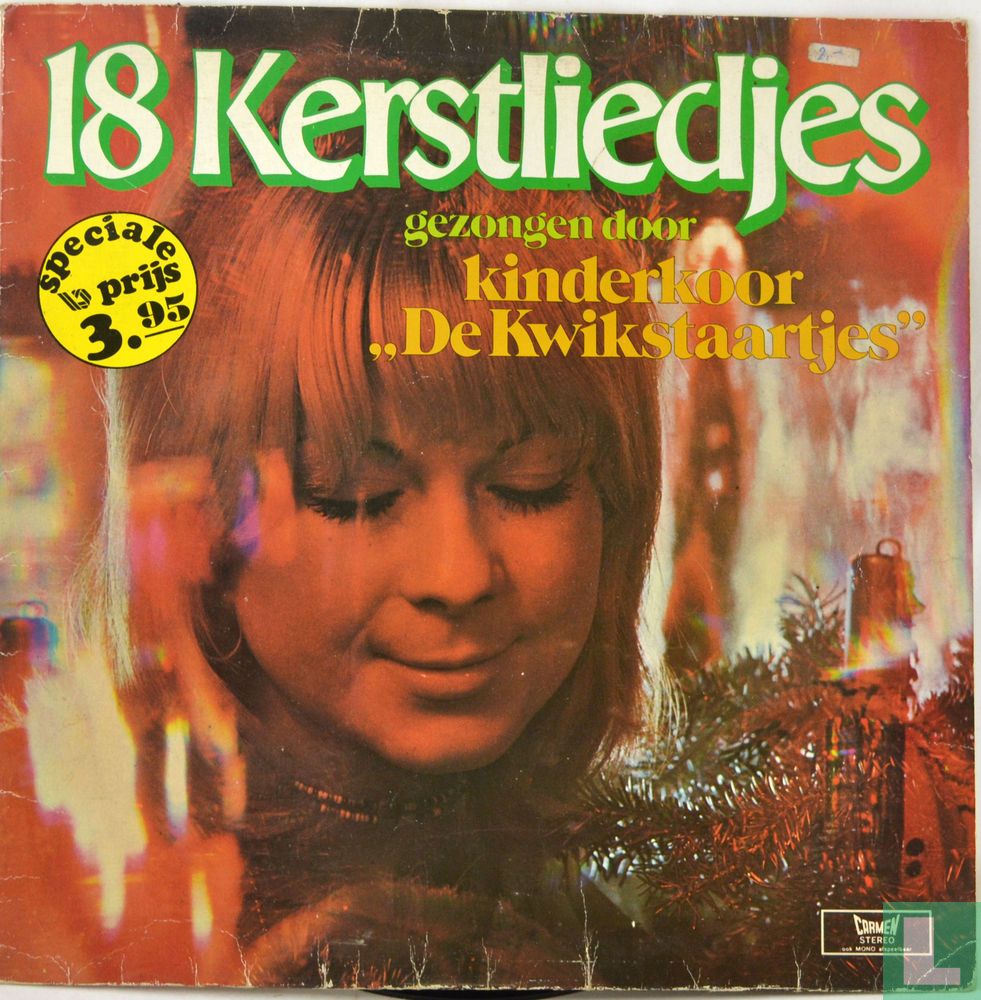 Kinderkoor De Kwikstaartjes - 18 Kerstliedjes (LP) 40940 Vinyl LP Goede Staat