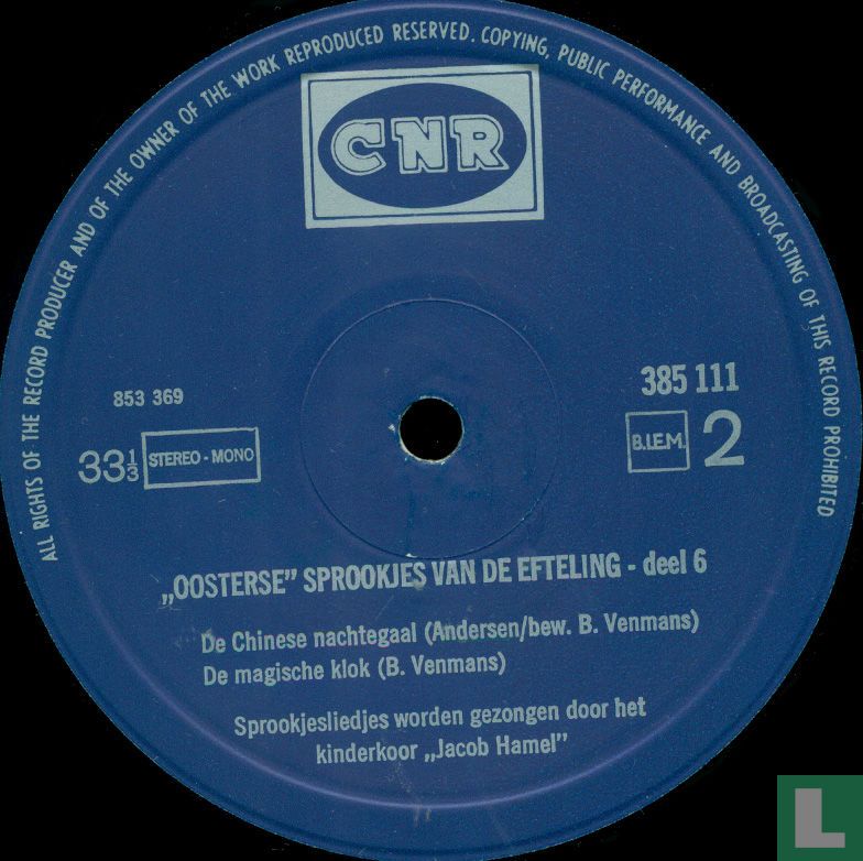 Various - Sprookjes Van De Efteling - Deel 6 (LP)