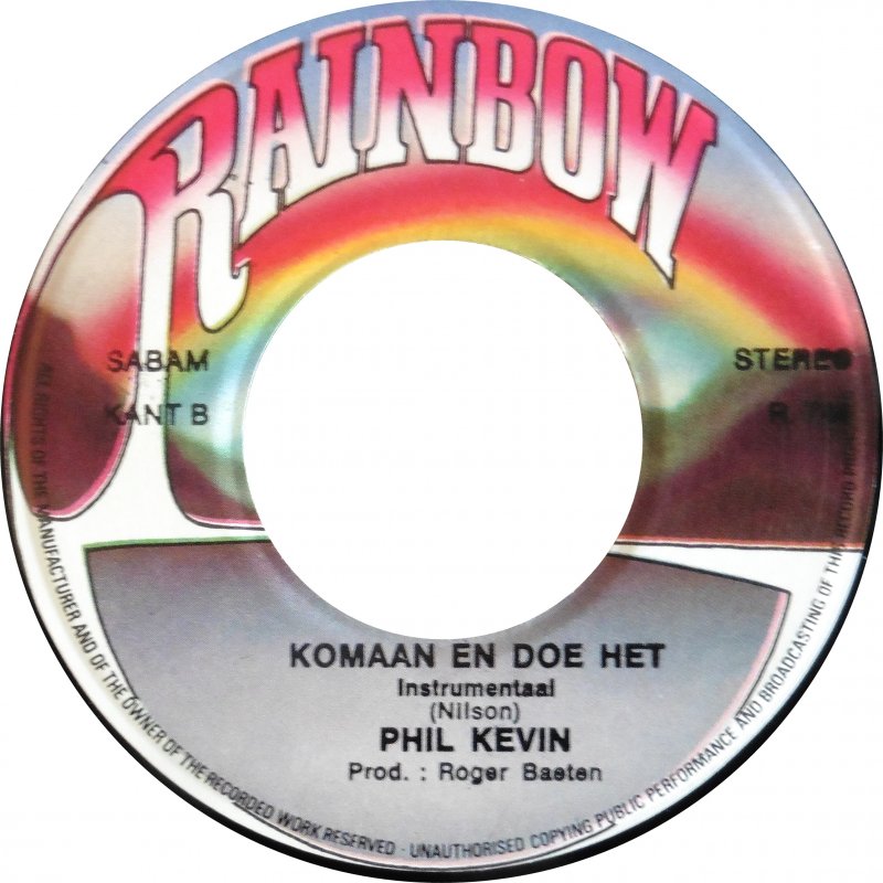 Phil Kevin - Komaan En Doe Het Vinyl Singles
