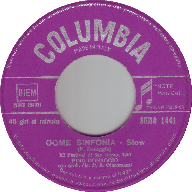 Pino Donaggio - Come Sinfonia