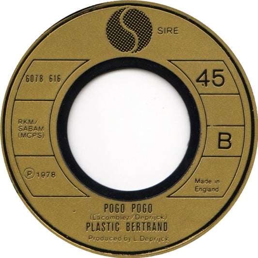 Plastic Bertrand - Ca Plane Pour Moi (UK)
