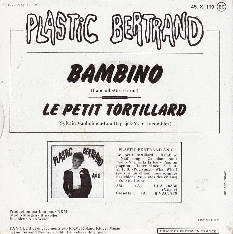 Plastic Bertrand - Bambino