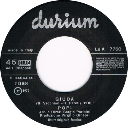 Popi - Bella L'Estate Vinyl Singles Vinyl (VG) <br> Hoes Generic