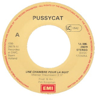 Pussycat - Une Chambre Pour La Nuit (B-Keus) Vinyl Singles