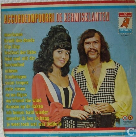 Kermisklanten - Accordeonpourri (LP) (B) 41782 Vinyl LP VINYLSINGLES.NL