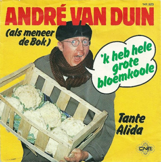 André van Duin Als Meneer de Bok - 'K Heb Hele Grote Bloemkoole 40230 Vinyl Singles Vinyl Very Good (VG) <br> Hoes Good Plus (G+)