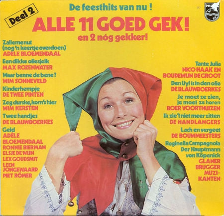 Various - Alle 11 Goed Gek En 2 Nog Gekker 2 (LP) Vinyl LP Goede Staat