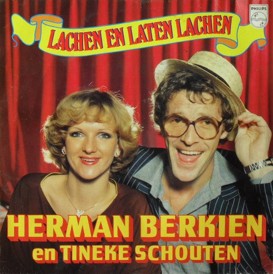 Herman Berkien En Tineke Schouten - Lachen En Laten Lachen (LP) 40810 Vinyl LP Goede Staat