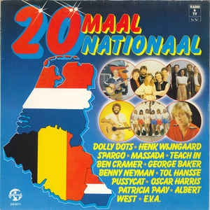 Various - 20 Maal Nationaal (LP) 52309 Vinyl LP Vinyl Very Good (VG) <br> Hoes Good Plus (G+)