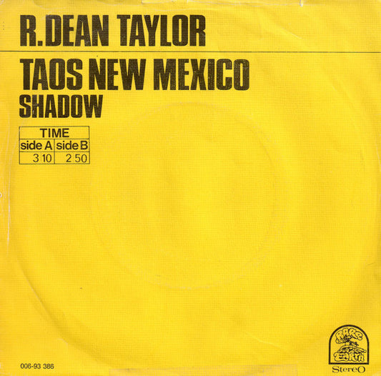 R. Dean Taylor - Taos New Mexico