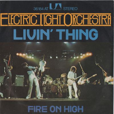 Electric Light Orchestra - Livin' Thing Vinyl Singles Vinyl (VG) <br> Hoes (G+)