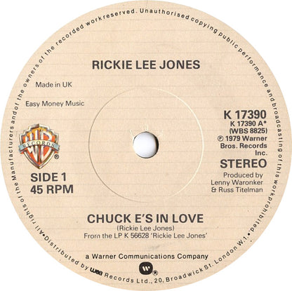 Rickie Lee Jones - Chuck E's In Love