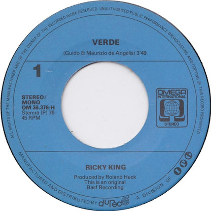 Ricky King - Verde 29399 Vinyl Singles VINYLSINGLES.NL