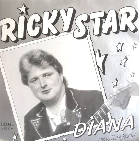 Ricky Star - Diana Vinyl Singles Vinyl Very Good (VG) <br> Hoes Good Plus (G+)