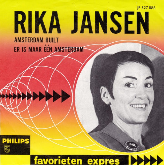 Rika Jansen - Amsterdam Huilt 03662 36376 Vinyl Singles Goede Staat
