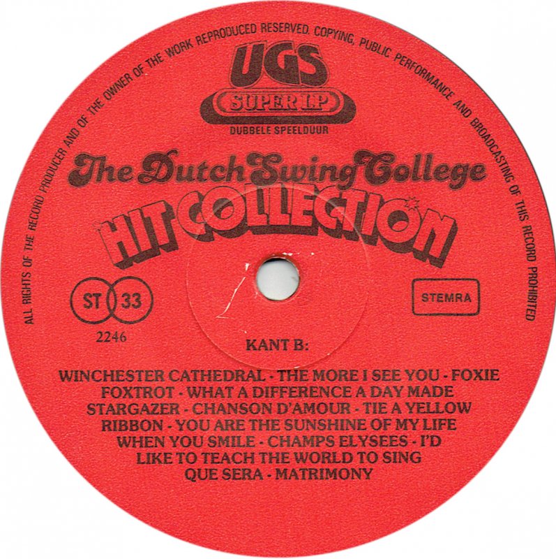 Dutch Swing College Band - Hit Collection (LP)