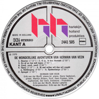 Herman van Veen - De Wonderlijke Avonturen Van Herman Van Veen (LP)
