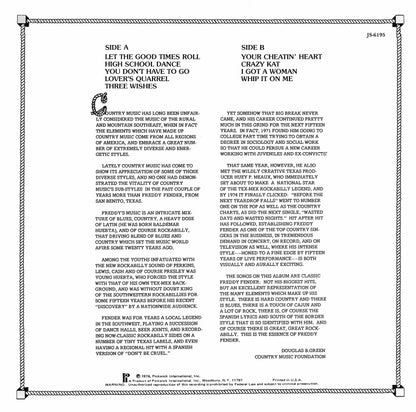 Freddy Fender - Your Cheating Heart (LP)