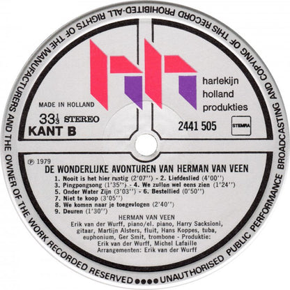 Herman van Veen - De Wonderlijke Avonturen Van Herman Van Veen (LP)