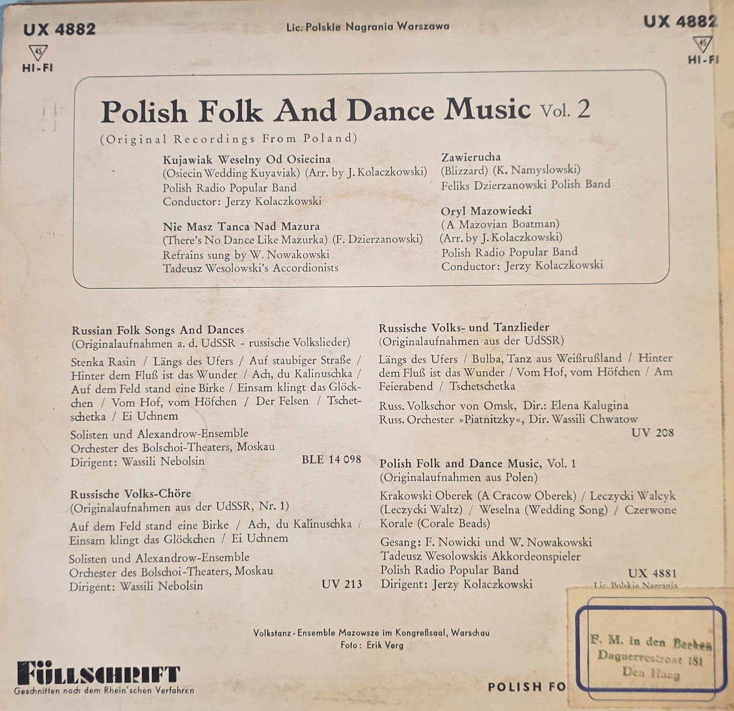 Polish Folk And Dance Music 2