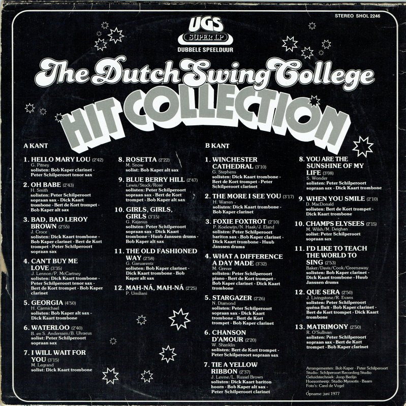 Dutch Swing College Band - Hit Collection (LP)