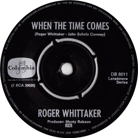 Roger Whittaker - Mexican Whistler Vinyl Singles Vinyl Zeer Goed / Hoesje Generic "VINYLSINGLES.NL"