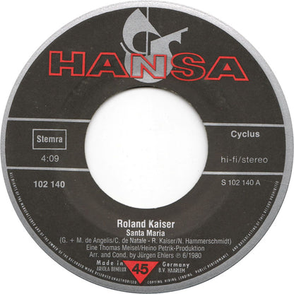 Roland Kaiser - Santa Maria