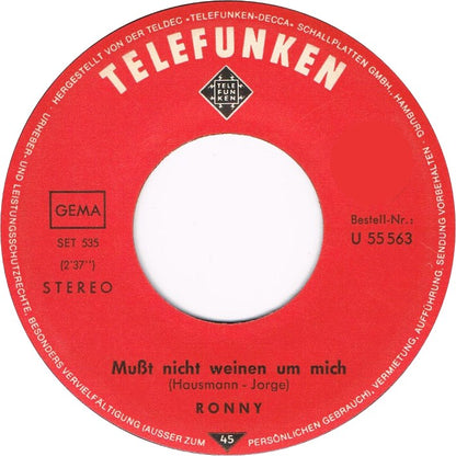 Ronny  - Sie War So Wunderbar