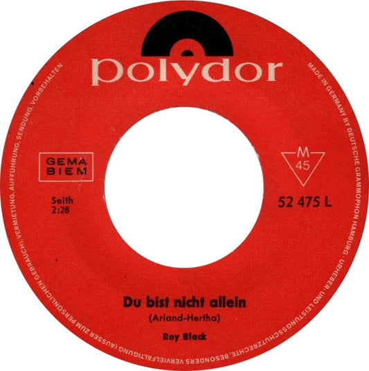 Roy Black - Du Bist Nicht Allein