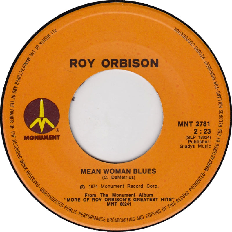 Roy Orbison - Lana 38490 Vinyl Singles VINYLSINGLES.NL