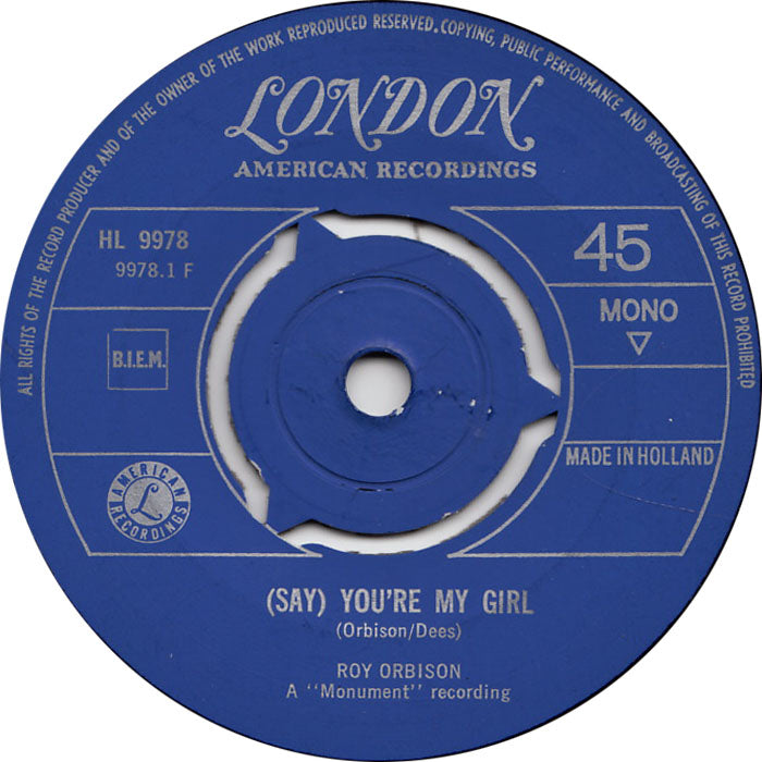 Roy Orbison - (Say) You're My Girl