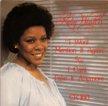 Ruby Winters - I Won't Mention It Again Vinyl Singles Media VG+ / Sleeve G+