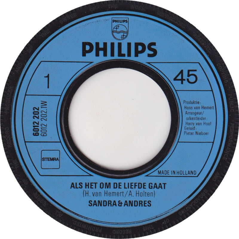 Sandra & Andres - Als Het Om De Liefde Gaat