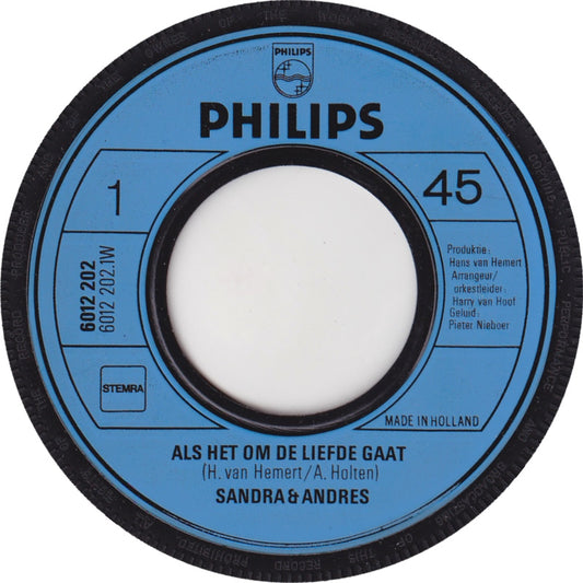 Sandra & Andres - Als Het Om De Liefde Gaat