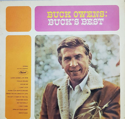 Buck Owens - Buck Best (LP) Vinyl LP Vinyl Very Good (VG) <br> Hoes Good Plus (G+)