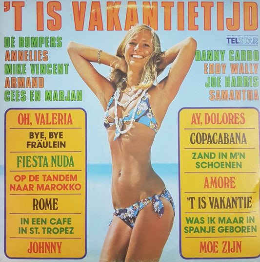 Various - 't Is Vakantietijd (LP) 44289 Vinyl LP Goede Staat